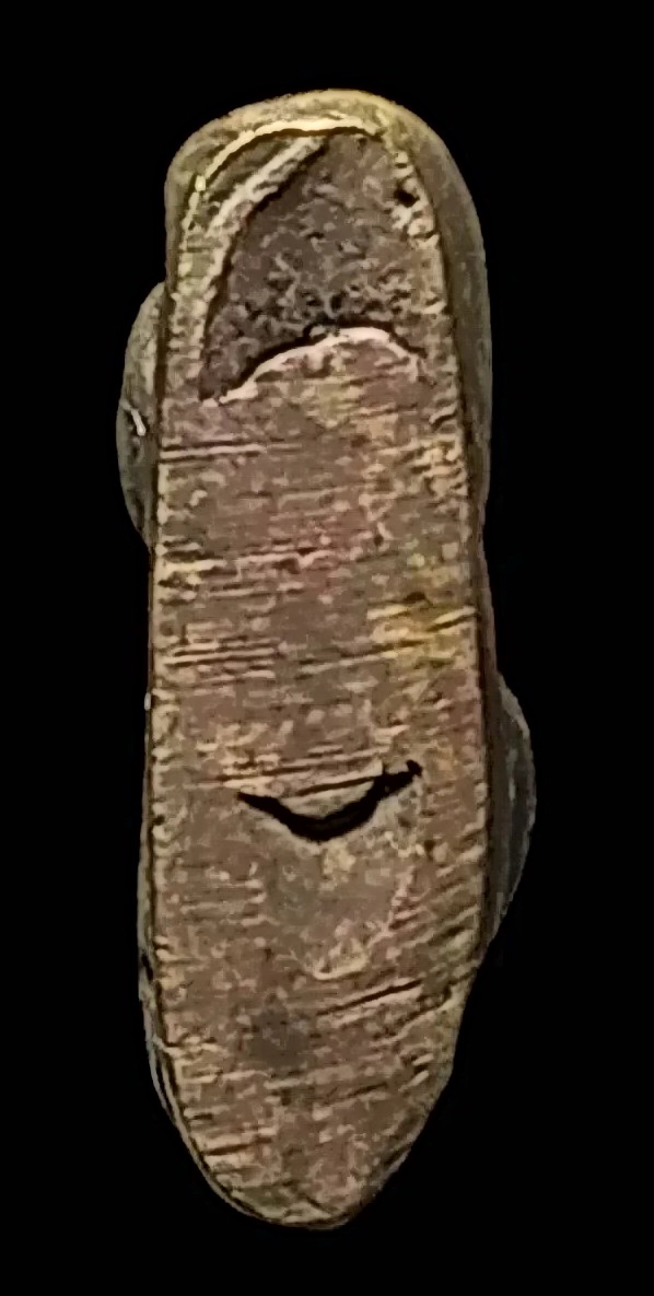 พระกรุนาคาม นครศรีธรรมราช ปางสะดุ้งกลับ เนื้อสัมฤทธิ์ขนาดห้อยบูชา