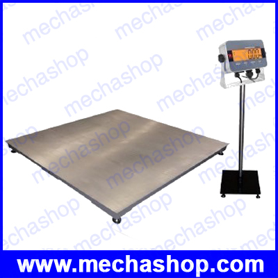 เครื่องชั่งพื้นสแตนเลส เครื่องชั่งดิจิตอลตั้งพื้นกันน้ำ Wash Down Platform Scales ชั่งได้ 1000kg/100g, 2000kg/200g, 3000kg/500g สแตนเลสทั้งชุด รุ่น DT33XW ยี่ห้อ OHAUS(USA)