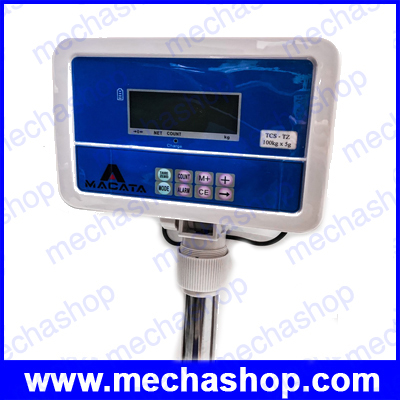 เครื่องชั่งดิจิตอลแบบตั้งพื้น MACATA Stainless Steel TZ Series platform weighing scale 60kg/2g, 100kg/5g, 150kg/10g, 300kg/20g โครงสร้างสแตนเลสกันสนิม มี RS232 เชื่อมต่อคอมพิวเตอร์ได้