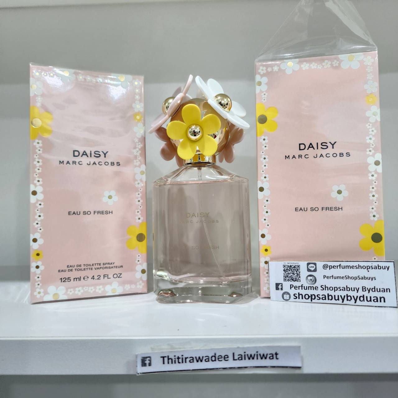 น้ำหอมแท้ Marc Jacobs Daisy Eau So Fresh 125ml กล่องซีล