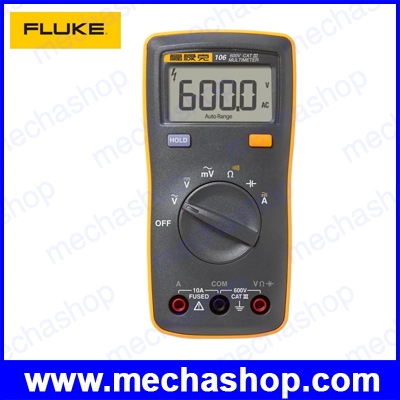 ดิจิตอลมัลติมิเตอร์ Fluke 106 Handheld Digital Easily Carried mini Multimeter