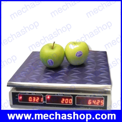 เครื่องชั่งคำนวณราคา เครื่องชั่งน้ำหนัก เครื่องชั่งตั้งโต๊ะ 3kg/0.5g, 6kg/1g, 7.5kg/1g, 15kg/2g, 30kg/5g หน้าจอแสดงผล LED ยี่ห้อ SDS รุ่น IDS813E เครื่องชั่งคำนวณราคา เมนูภาษาไทย (ผ่านการตรวจรับรอง)