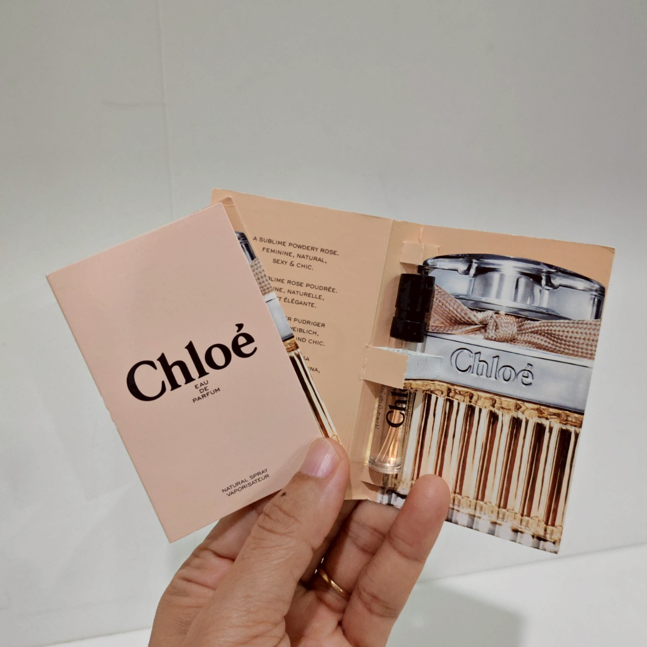 น้ำหอมไวออลหลอดทดลอง Chloe Signature EDP 1.2ml Spray Sample Vial แบบหลอดทดลอง น้ำหอมไวออลแบบหลอด