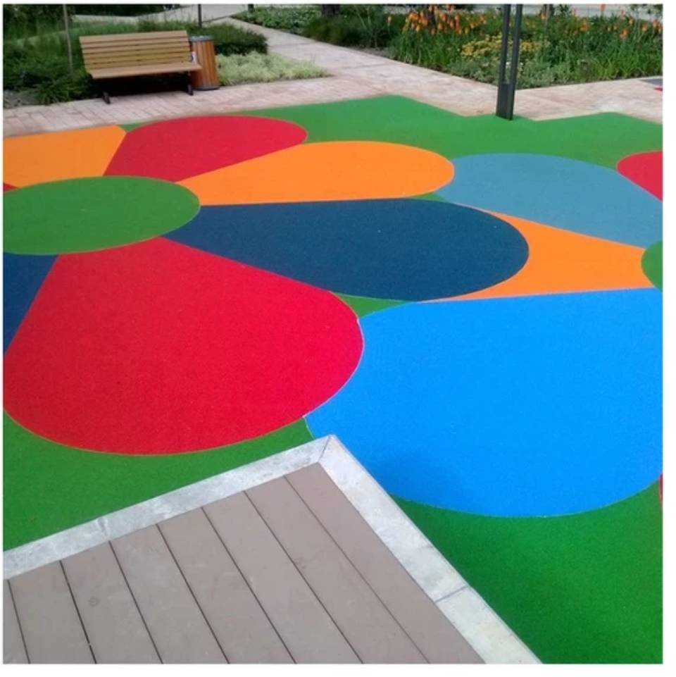 พื้นยางepdm พื้นยางสนามเด็กเล่น พื้นลู่วิ่ง หนา13mm