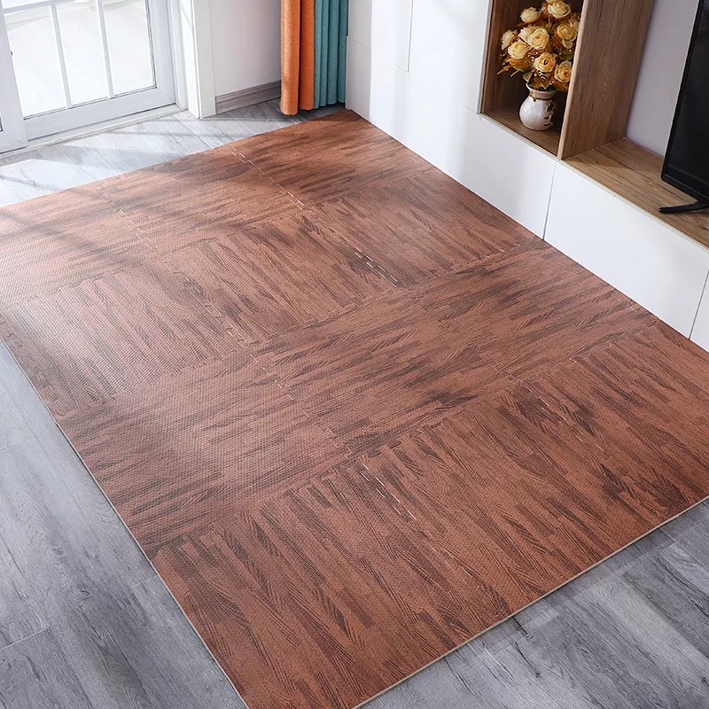 แผ่นจิ๊กซอว์ลายไม้ โฟมปูพื้น