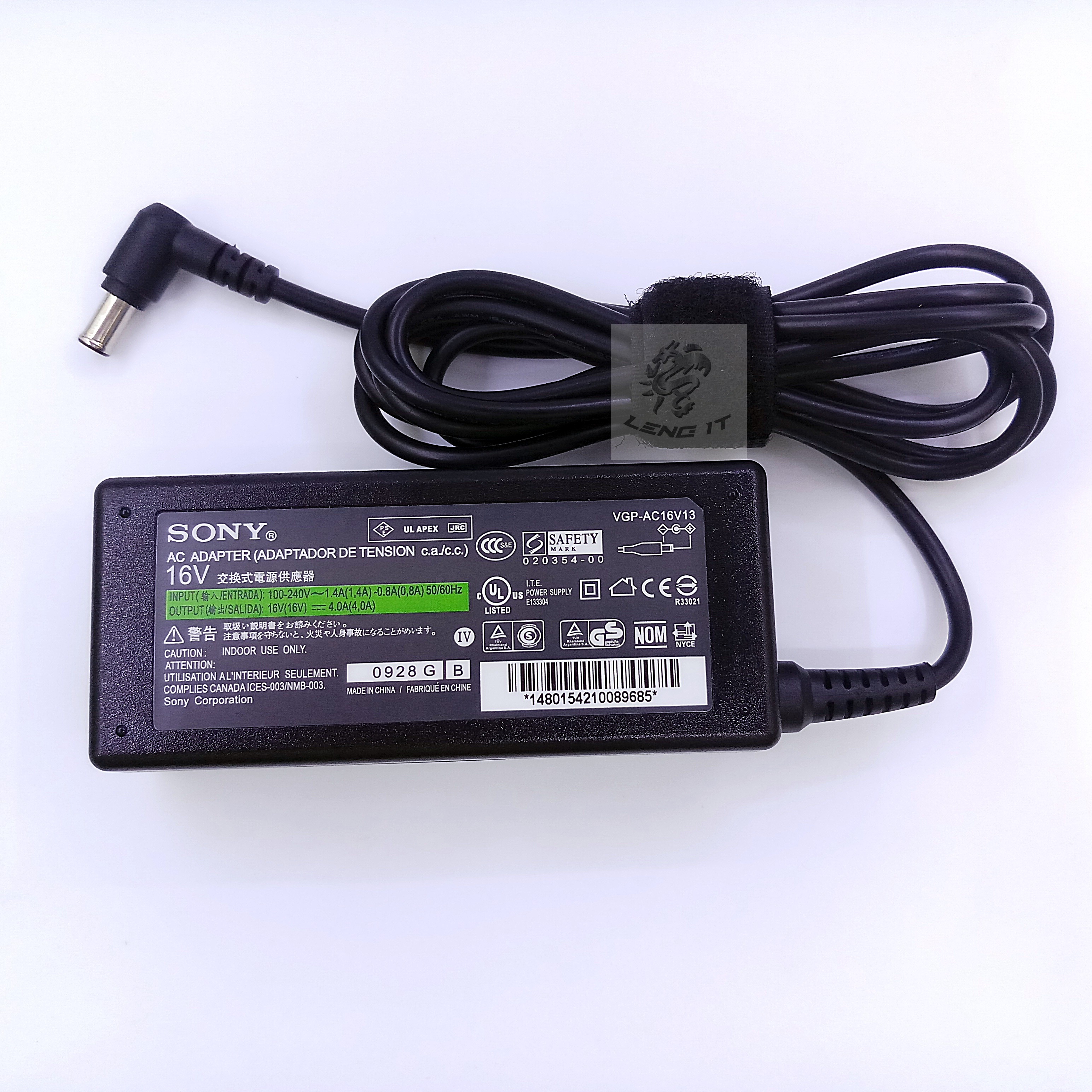 ADAPTER SONY 16V 4A 64W หัว6.5*4.4MM (ของเทียบ OEM)