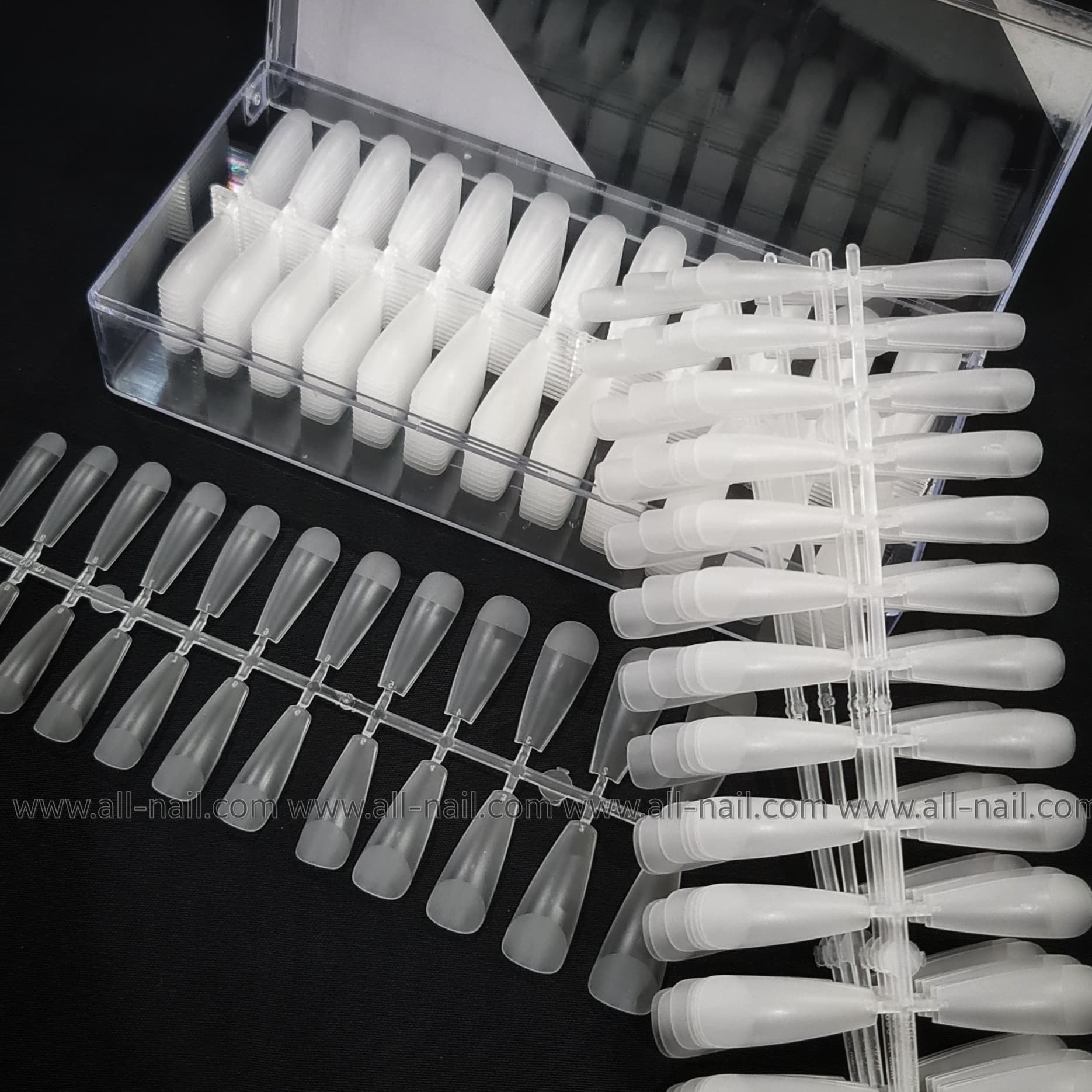 (เลือกทรงเล็บด้านใน) เล็บปลอม เกรดคุณภาพ BANG ZI 504ชิ้น