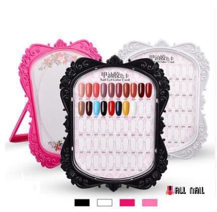 ชาร์ตโชว์เล็บปลอม ✰พลาสติก ✰มีขาตั้ง