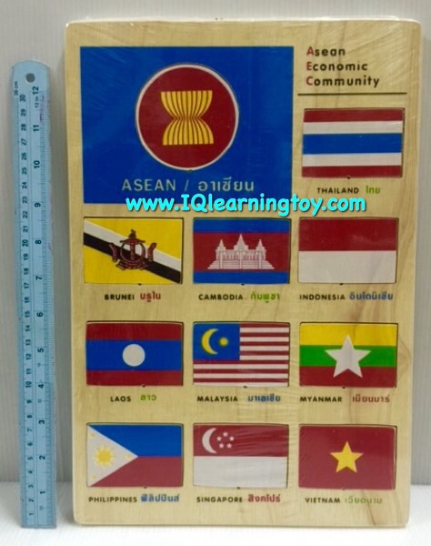 ภาพตัดต่อธงชาติอาเซียน Jigsaw-Asian-Flag ชุดภาพตัดต่อสัญลักษณ์ธงชาติกลุ่มสมาชิกอาเซี่ยนจำนวน 10 ประเทศและธงสัญลักษณ์อาเซียน รวม 11 ภาพธง ส่งฟรี
