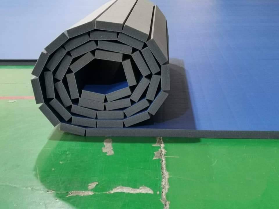 เสื่อม้วนXPE สนามBJJ หนา5cm วัสดุมีความหยืดหยุ่นสูง