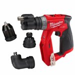 Milwaukee M12 FDDXKIT-0x สว่านไขควงไร้สาย มิลวอคกี้ 12V เครื่องเปล่า พร้อมชุดงานหัวติดตั้ง (ชุด)