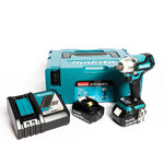 MAKITA DTW300RTJ ชุดบล๊อกไฟฟ้าไร้สาย 18V ขนาด 1/2 นิ้ว พร้อมแบตและแท่นชาร์จ ประกัน 1 ปี (ชุด)