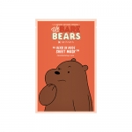 MISSHA X WE BARE BEARS Herb nude sheet mask Moisturizing Care แผ่นมาร์กหน้าใส สูตรชุ่มชื้นเหมาะกับคนผิวแห้ง (โปรดกดสั่งขั้นต่ำ 10 แผ่น คละลายได้คะ) (1500 won)