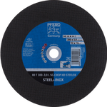 PFERD แผ่นตัดเหล็ก สแตนเลส ใช้กับแท่นตัด ตราม้าลอดห่วง รุ่น SG-CHOP STEELOX