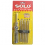 SOLO ชุดไขควงลองไฟ 7 ตัว/ชุด No.7000 (โหล)