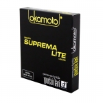Okamoto Suprema Lite (Thai Edition) ชนิดบางพิเศษ บางกว่าและกระชับที่สุด สีธรรมชาติ ขนาด 49 มม.