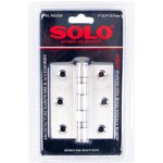 SOLO 34xxxxx SS บานพับสแตนเลส ลูกปืนหัวตัด ขนาด 3 4 5 นิ้ว โซโล