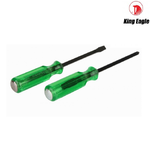 King Eagle ไขควง ปากแฉก-แบน แกนทลุ ขนาด 3 -12 นิ้ว ตราหัวนก (12 ชิ้น)