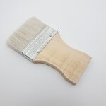 แปรงทาวานิช ทาไม้ ขนขาว