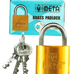 META กุญแจทองเหลืองระบบสปริง ตราเมต้า