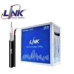 LINK สายเคเบิ้ล สีดำ RG6 ยี่ห้อลิ้งค์