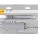 YALE #VC752(750) โช๊คอัพประตูบานสวิง ค้างไม่ได้ เยลล์ รับน้ำหนัก 40kg (ชุด)