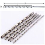 MEXCO SUPER HSS ดอกสว่านชุบขาว ยาว 6 นิ้ว แบบมิล เม็กโก