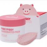 (พร้อมส่ง ) APRIL SKIN Pinky Piggy Carbonated Pack( 23,000 wom ) เป็นมาส์กคาร์บอเนตฟองฟู่สีชมพูอ่อน