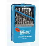 WINTON ชุดดอกสว่านเจาะเหล็กสีเงิน วินตัน