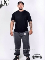 กางเกง JOGGER พรีเมี่ยม ผ้าวอร์ม รหัส WT 610 U72 สีเทาเข้ม