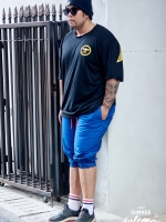 กางเกงขาสามส่วนCOTTON รหัสSS 306 RB สีน้ำเงิน