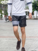 กางเกงขาสั้นยีนส์ Y210 ยีนส์เทาดำ