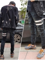 STRETCH JEANS JOGGER PANTS | ขาจั๊มยีนส์ยืด YM610 S