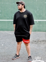 ขาสั้น w 215 R jordan - แถบแดง