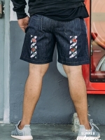 กางเกงขาสั้นยีนส์ Y210 ROSE