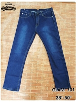 GLAM 701 กางเกงยีนส์ขายาว ขายกางเกง กางเกงคนอ้วน เสื้อผ้าคนอ้วน กางเกงขายาว กางเกงเอวใหญ่