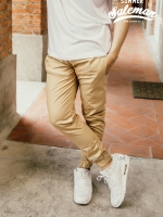 กางเกง JOGGER พรีเมี่ยม ผ้า COTTON รหัส SS 601 ครีม