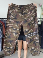 กางเกง jogger JG T641 N ทหารแถบ