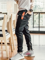 กางเกง JOGGER พรีเมี่ยม ผ้า COTTON รหัส SS 615 SUPER BLACK