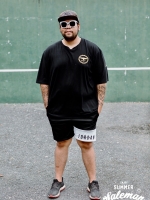 ขาสั้น เอวยืด w 215 w jordan - แถบขาว