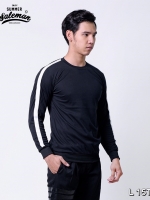 เสื้อยืดแขนยาว L 15T สีดำ