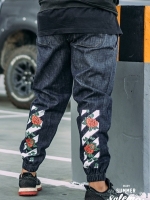 กางเกงขายาวยีนส์ รหัส Y610 ROSE