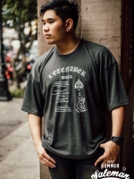 เสื้อยืด โพธิ์ดำ สีเทาเข้ม -112 -2