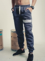 กางเกง jogger ขาจั๊ม ผ้าวอร์ม สี 610 เทาเข้ม