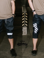 กางเกงขาสามส่วนยีนส์ รหัส Y 310 Zeebra