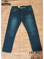 L95 8003 กางเกงยีนส์ขายาว ขายกางเกง กางเกงคนอ้วน เสื้อผ้าคนอ้วน กางเกงขายาว กางเกงเอวใหญ่