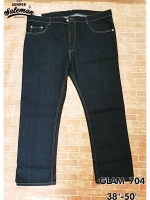 GLAM 704 กางเกงยีนส์ขายาว ขายกางเกง กางเกงคนอ้วน เสื้อผ้าคนอ้วน กางเกงขายาว กางเกงเอวใหญ่