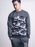 เสื้อยืดแขนยาว L0052 GREY