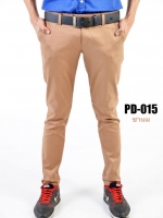 กางเกงขายาว รุ่น PD-015 (สีชานม)