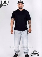 กางเกง JOGGER พรีเมี่ยม ผ้าวอร์ม รหัส WT 609 U72 สีเทาอ่อน